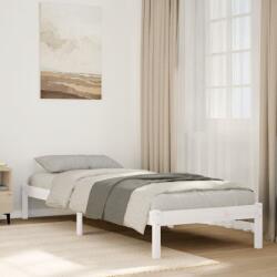 vidaXL fehér tömör fenyő extra hosszú ágykeret matrac nélkül 100x220cm (852419) - vidaxl
