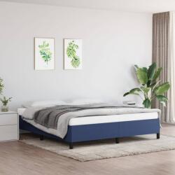 vidaXL kék szövet ágykeret matrac nélkül 180 x 200 cm (347088)