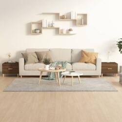 vidaXL 2 db barna tölgy szerelt fa dohányzóasztal 50 x 50 x 40 cm (817536)
