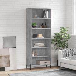 vidaXL betonszürke szerelt fa magasszekrény 69, 5x32, 5x180 cm (3189585)