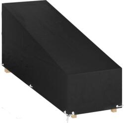 vidaXL polietilén napozóágy huzat 12 fűzőlyukkal 205x75x40/70 cm (319343) - vidaxl