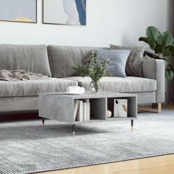 vidaXL betonszürke szerelt fa dohányzóasztal 60 x 60 x 30 cm (827032)