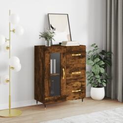 vidaXL füstös tölgy színű szerelt fa tálalószekrény 69, 5 x 34 x 90 cm (828025)