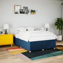 vidaXL kék szövet ágykeret matrac nélkül 140 x 190 cm (3284735)