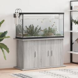 vidaXL szürke sonoma szerelt fa akváriumi állvány 101x41x58 cm (833637)