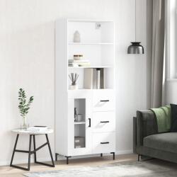 vidaXL fehér szerelt fa magasszekrény 69, 5 x 34 x 180 cm (3189509)