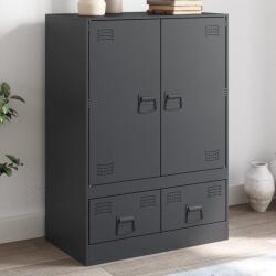vidaXL antracitszürke acél magasszekrény 67 x 39 x 95 cm (841807)