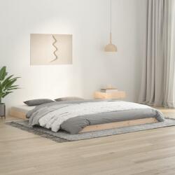 vidaXL tömör fenyőfa ágykeret 150 x 200 cm King Size (823439)