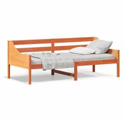 vidaXL kanapéágy ágy matrac viaszbarna 100x200 cm tömör fa fenyőfa (842837)