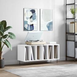 vidaXL magasfényű fehér szerelt fa hanglemezszekrény 100 x 38 x 48 cm (831750)