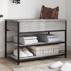 vidaXL szürke sonoma színű szerelt fa cipőpolc 70x42, 5x50 cm (839031)