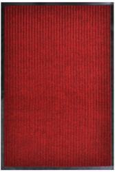 vidaXL piros PVC lábtörlő 117x220 cm (287666)