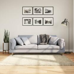 vidaXL PAMPLONA arany magas szálú bolyhos modern szőnyeg 160 x 160 cm (375346)