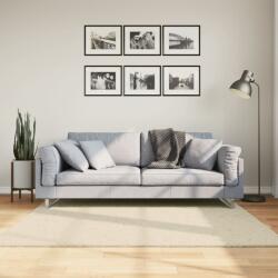 vidaXL HUARTE krémszínű rövid szálú puha és mosható szőnyeg 160x160 cm (375040) - vidaxl