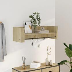 vidaXL sonoma tölgy színű szerelt fa fali polc 100 x 35 x 30, 5 cm (848460)