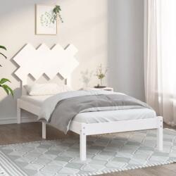 vidaXL fehér tömör fa ágykeret 90 x 190 cm (Single) (3104834) - vidaxl