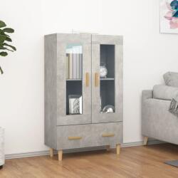 vidaXL betonszürke szerelt fa magasszekrény 70 x 31 x 115 cm (812550)
