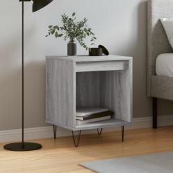 vidaXL szürke sonoma színű szerelt fa éjjeliszekrény 40 x 35 x 50 cm (830728)