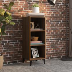 vidaXL barna tölgyszínű szerelt fa tálalószekrény 34, 5 x 32, 5 x 90 cm (817425)