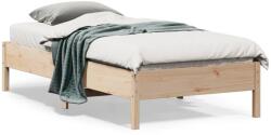 vidaXL tömör fenyőfa ágy matrac nélkül 75 x 190 cm (842730)