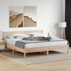 vidaXL tömör fenyőfa ágy matrac nélkül 200 x 200 cm (3216200)