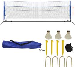 vidaXL 500 x 155 cm tollaslabda szett és háló (91308)