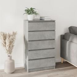 vidaXL betonszürke szerelt fa fiókos szekrény 60 x 36 x 103 cm (823020)