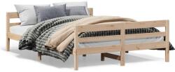 vidaXL tömör fenyőfa ágykeret ágy matrac nélkül 120 x 200 cm (842790)