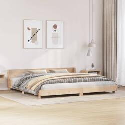 vidaXL tömör fenyőfa ágy matrac nélkül 200 x 200 cm (3302267)