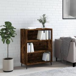 vidaXL füstös tölgy színű szerelt fa polcos szekrény 69, 5x32, 5x90 cm (828385)