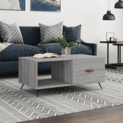 vidaXL szürke sonoma színű szerelt fa dohányzóasztal 90 x 50 x 40 cm (829186) - vidaxl