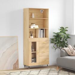 vidaXL sonoma tölgy szerelt fa magasszekrény 69, 5 x 34 x 180 cm (3189488)