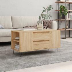 vidaXL sonoma tölgy színű szerelt fa dohányzóasztal 102 x 44, 5 x 50 cm (830999)