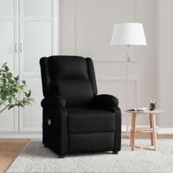 vidaXL fekete műbőr masszázsfotel (344181) - vidaxl