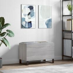 vidaXL szürke sonoma színű szerelt fa hanglemezszekrény 74, 5x38x48 cm (831738)
