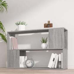 vidaXL szürke sonoma színű szerelt fa könyvszekrény 100x24x63 cm (816039) - vidaxl