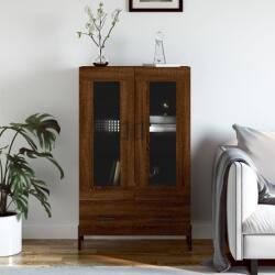 vidaXL barna tölgyszínű szerelt fa magasszekrény 69, 5 x 31 x 115 cm (828315)