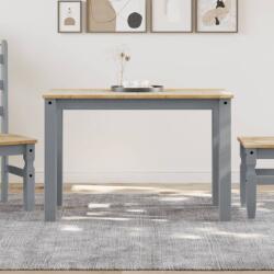vidaXL Panama szürke tömör fenyőfa ebédlőasztal 117 x 60 x 75 cm (4005703)