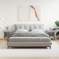 vidaXL 2 db szürke sonoma színű éjjeliszekrény 40 x 35 x 50 cm (830713)