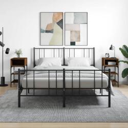 vidaXL 2 db barna tölgy színű szerelt fa éjjeliszekrény 35x34, 5x70 cm (825892)
