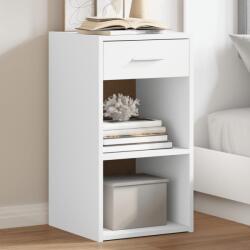 vidaXL 2 db fehér szerelt fa éjjeliszekrény 35 x 34 x 65 cm (840577)