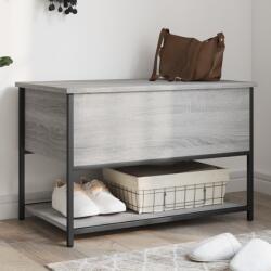 vidaXL szürke sonoma színű szerelt fa tárolópad 70 x 42, 5 x 47 cm (839021)