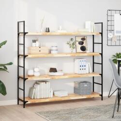 vidaXL kezeletlen tömör akácfa függőpolc 120 x 30 x 4 cm (3279459)