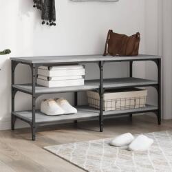 vidaXL szürke sonoma színű szerelt fa cipőpolc 100 x 38, 5 x 49 cm (839046)