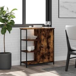 vidaXL füstös tölgy színű szerelt fa tálalószekrény 70 x 30 x 80 cm (835491)