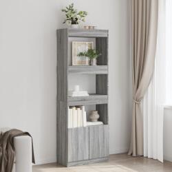 vidaXL szürke sonoma szerelt fa magasszekrény 63 x 33 x 180 cm (3309605)