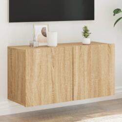 vidaXL sonoma tölgy színű falra szerelhető TV-szekrény 80 x 30 x 41 cm (836956)