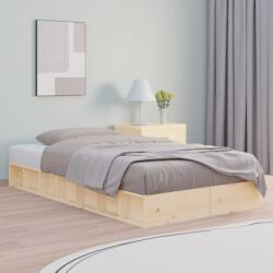 vidaXL tömör fa ágykeret 100x200 cm (820686)