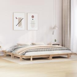 vidaXL tömör fenyőfa ágy matrac nélkül 200 x 200 cm (3302261)