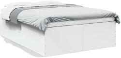 vidaXL fehér szerelt fa ágykeret 120 x 200 cm (3280930) - vidaxl